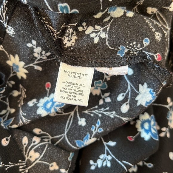 Ann Taylor Loft Floral Long Sleeve Dress Size M - Picture 10 of 11